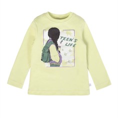 Лонгслив детский Мамуляндия 21-901 Принт, Интерлок, 146, Желтый