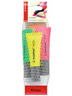 Набор маркеров "Neon", 4 штуки Stabilo