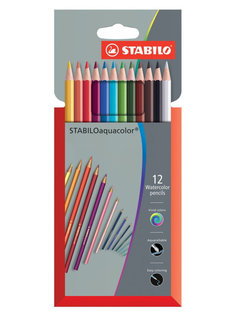 Карандаши цветные STABILO Aquacolor 1612-3 12 шт