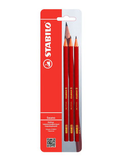 Набор чернографитных карандашей STABILO Swano, 3 карандаша