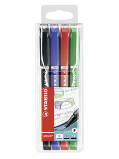Набор ручек "STABILOsensor", 4 штуки