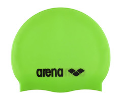 Шапочка для плавания Arena Classic Silicone acid lime/black
