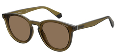 Солнцезащитные очки женские Polaroid PLD 6143/S коричневые
