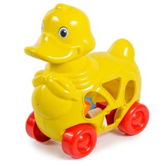 Игрушка Сортер Утка на веревке Green Plast