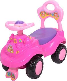 Каталка Kari Kids для девочек розовая WJ020