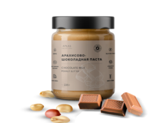 Шоколадная паста / APLAB nutrition / Арахисовая паста с натуральным молочным шоколадом