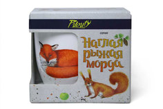 Кружка Hoff Наглая рыжая морда Лиса