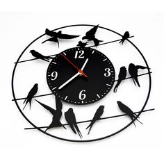 Часы настенные интерьерные 64,2х63,2х2 см., Арт. MA-CH034, Maesta, металл, цвет чёрный