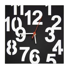 Часы настенные интерьерные 30х30х2 см., Maesta, арт. MA-CH014, металл, цвет чёрный