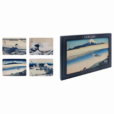 Подставки на пробке Leonardo Collection средние Хокусай 30х23см (4шт)