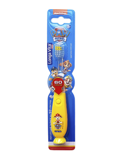 Зубная щетка детская Paw Patrol Longa Vita мигающий таймер желтый F-20AY