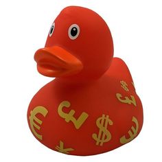 Игрушка для ванны Funny Ducks, сувенир "Валютная уточка", 1996