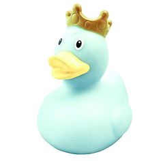 Игрушка для ванны Funny Ducks, сувенир "Голубая уточка в короне", 1927