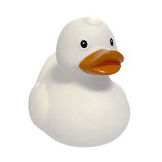 Игрушка для ванны Funny Ducks, сувенир "Белая уточка", 1303