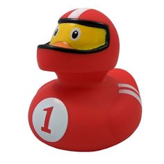 Игрушка для ванны Funny Ducks, сувенир "Гонщик уточка", 1869
