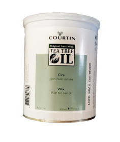 Воск теплый с маслом чайного дерева в банке WorldEpil 800 мл