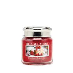 Ароматическая свеча Village Candle "Strawberry Pound Cake", маленькая/4030109