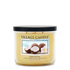 Ароматическая свеча Village Candle "Солнечный день", чаша, средняя