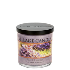 Ароматическая свеча Village Candle "Французская лаванда", стеклянная, маленькая