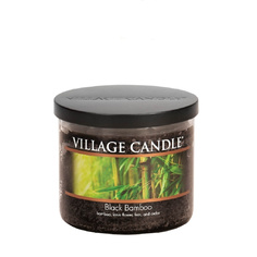 Ароматическая свеча Village Candle "Черный бамбук", чаша, средняя