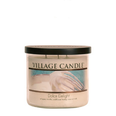 Ароматическая свеча Village Candle "Dolce Delight", чаша, средняя