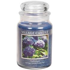 Ароматическая свеча Village Candle "Гортензия", большая