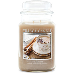 Ароматическая свеча Village Candle "Имбирный Чай", большая