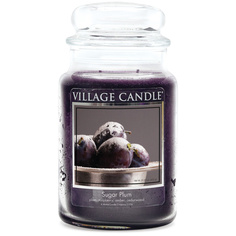 Ароматическая свеча Village Candle "Сладкая Слива", большая