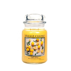 Ароматическая свеча Village Candle "Лимонный фреш", большая