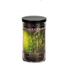 Ароматическая свеча Village Candle "Black Bamboo", стакан, большая/4240009