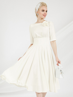 Платье женское Olivegrey Pl000610L(santa) белое 44 RU