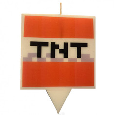 Свеча для торта Simparty Minecraft TNT, Simparty43