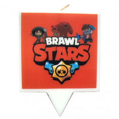 Свеча для торта Simparty Brawl Stars Вариант 5, Simparty31