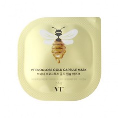 Маска VT Cosmetics для лица питательная золотая с мёдом, 4 шт