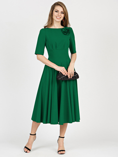 Платье женское Olivegrey Pl000610L(santa) зеленое 44 RU