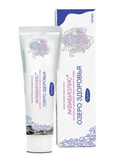Зубная паста ООО "ТД "Сакские грязи" Озеро здоровья, Аквабиолис, 100 мл
