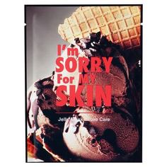 Тканевая маска Im Sorry For My Skin отшелушивающая для сужения пор на лице, 3 шт
