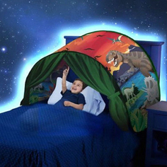 Игровой тент палатка Baziator для детской кровати Dream Tents дино W0191C