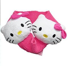 Меховые наушники-бандана Hello Kitty Хеллоу Китти р.48-50 901
