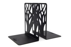 Держатель для книг Дерево набор 2 предмета 9,2х12х15,4 см., Maesta, металл, цвет чёрный