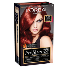 Краска для волос L`Oreal Paris Preference, оттенок 5.56 Гранат