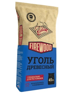 Уголь древесный для гриля мангала FireWood 7 кг