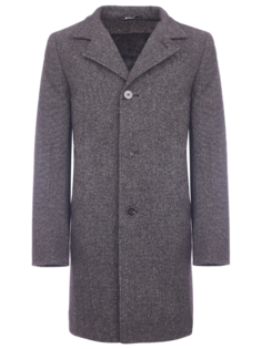 Пальто мужское Berkytt 105/1 П216 серое 50/170 RU