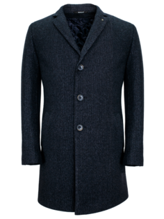 Пальто мужское Berkytt 106/1 ХП863.1 Slim-Fit серое 46/182 RU