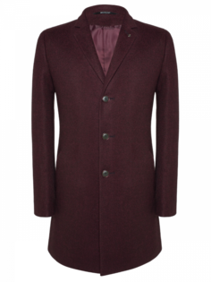 Пальто мужское Berkytt 106/1 В217 Slim-Fit бордовое 52/188 RU