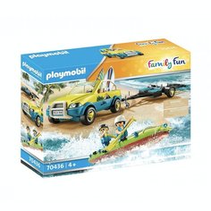 Конструктор Playmobil Пляжная машина с каноэ 70436