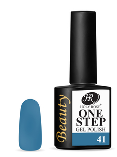 Однофазный гель-лак Holy Rose Beauty для ногтей One-Step №41, тёмно-бирюзовый, 10 мл