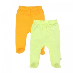Ползунки Мамуляндия 2 шт 21-1005 Супер Фрукт желтый/оранжевый р.74