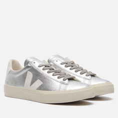 Кеды женские VEJA Campo Chromefree Leather серебристые 37 EU
