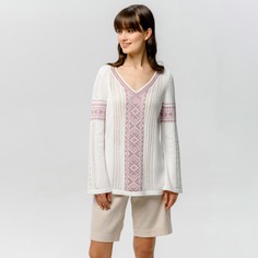 Пуловер женский Scandica Alice белый 50 RU